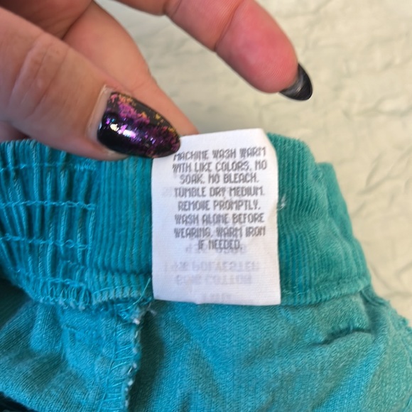 OshKosh B'gosh Teal Corduroy Kids Casual Pants | 2T - Picture 6 of 8